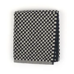 Bunzlau Castle Keukendoek Small Check Zwart Sale