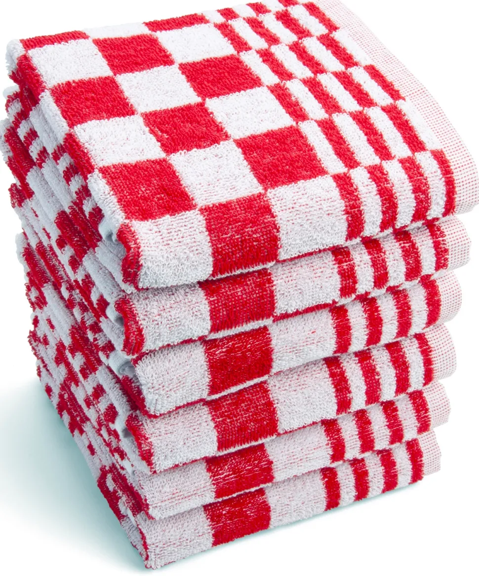 Keukendoek Byrklund Clean & Fresh Rood (Set van 6)