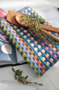 Keukendoek Cawö Confetti Karo Multicolor 50 x 50 cm (Set van 4)