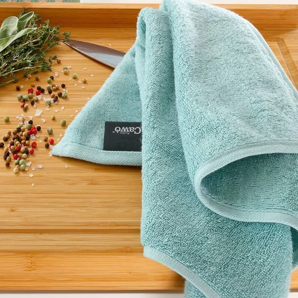 Keukendoek Cawö Solid Platina 50 x 50 cm (set van 4)