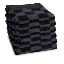 Keukendoek DDDDD Barbeque Anthracite (set van 6)