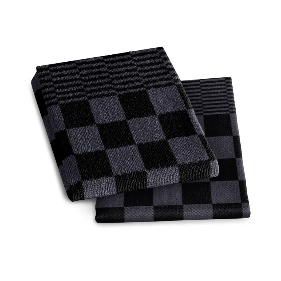 Keukendoek DDDDD Barbeque Anthracite (set van 6)