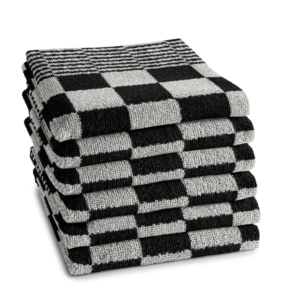 Keukendoek DDDDD Barbeque Black (set van 6)