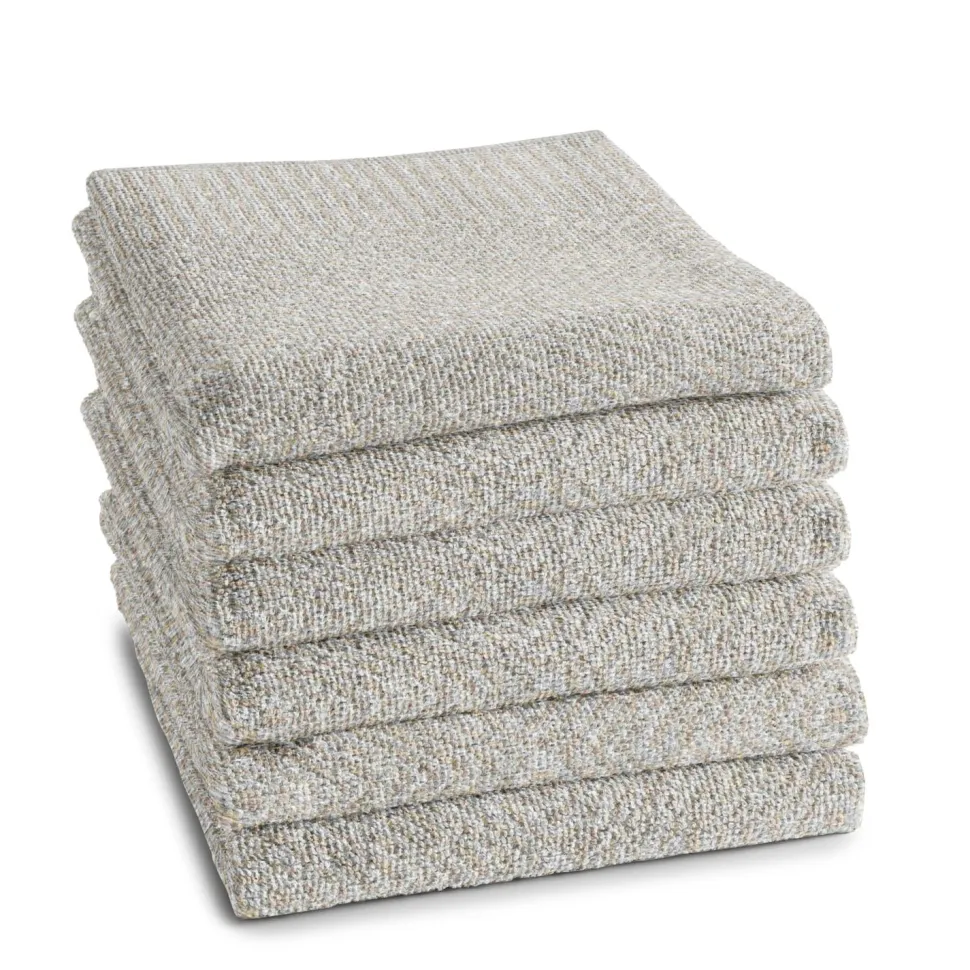 Keukendoek DDDDD Cisis Cream (set van 6)