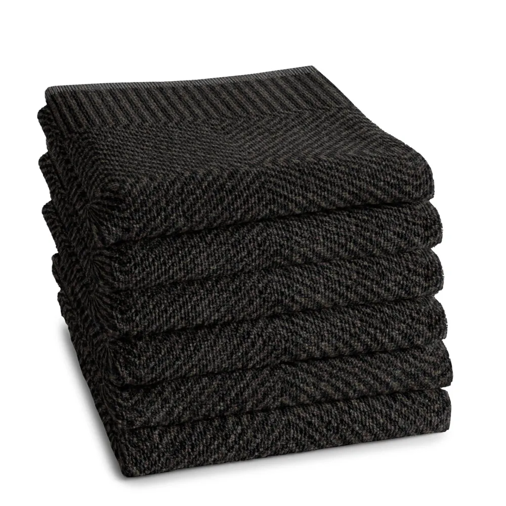 DDDDD Keukendoek Cisis Ebony (set van 6) Best