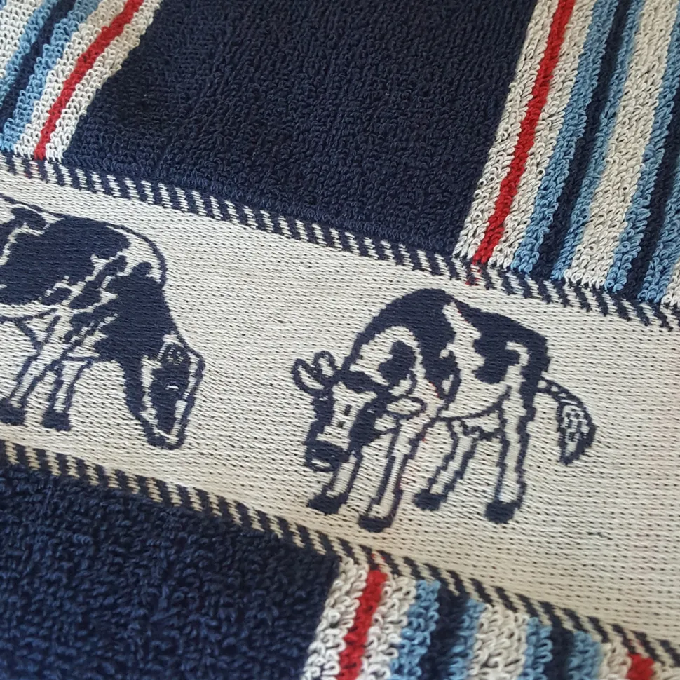 Keukendoek DDDDD Friesian Blue (set van 6)