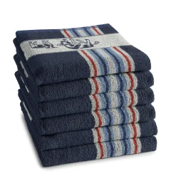 Keukendoek DDDDD Friesian Blue (set van 6)