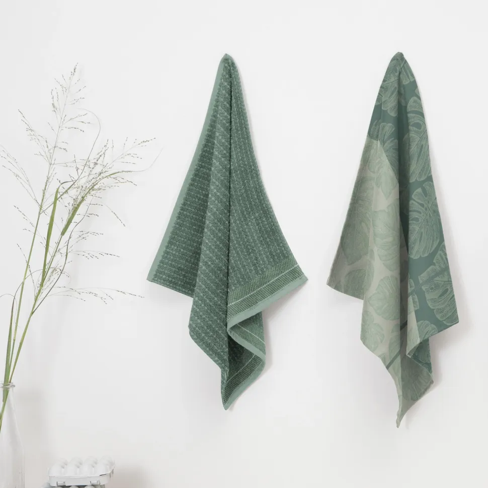 Keukendoek DDDDD Monstera Laurel (set van 6)