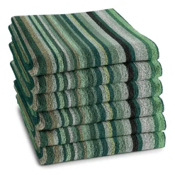Keukendoek DDDDD Over The Rainbow Green 50 x 55 cm (6-Delig)
