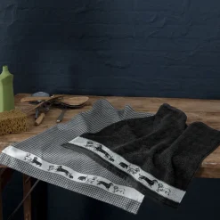 DDDDD Keukendoek Saar Black (set van 6) Online