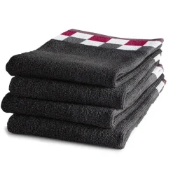Keukendoeken DDDDD Carre Antraciet (Set van 6)