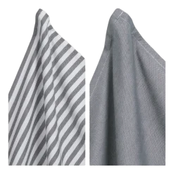 Keukendoek Kela Caja Donker Grijs (Set van 2) - 50 x 70 cm