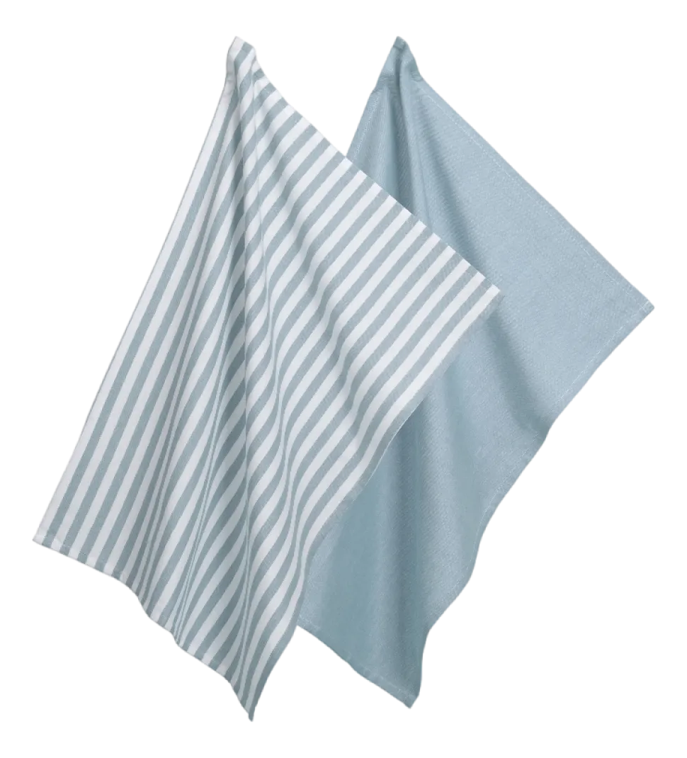 Keukendoek Kela Caja Smoke Blue (Set van 2) - 50 x 70 cm