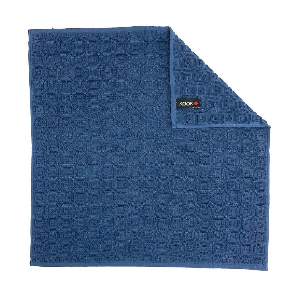 Keukendoek KOOK Inka Blauw (50 x 50 cm)