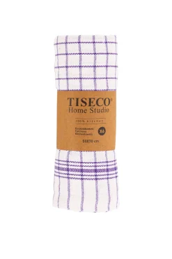 Tiseco Keukendoek Home Studio Roll Blue (Set van 6) - 50 x 70 cm Best