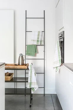 Tiseco Keukendoek Home Studio Pharao Arabesque Smoke Green (Set van 3) - 50 x 70 cm Outlet