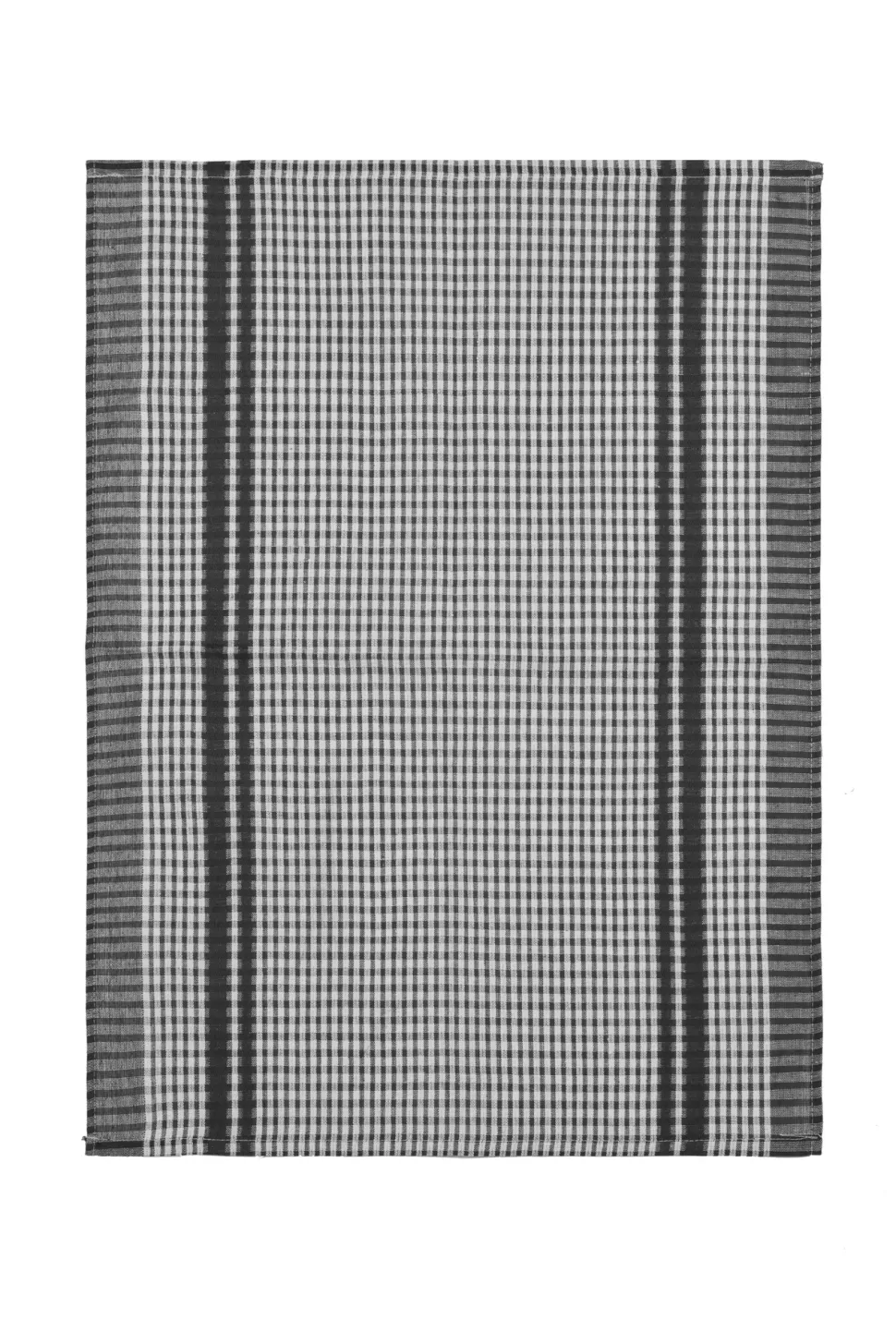 Keukendoek Tiseco Home Studio Waffle Black (Set van 6) - 50 x 70 cm