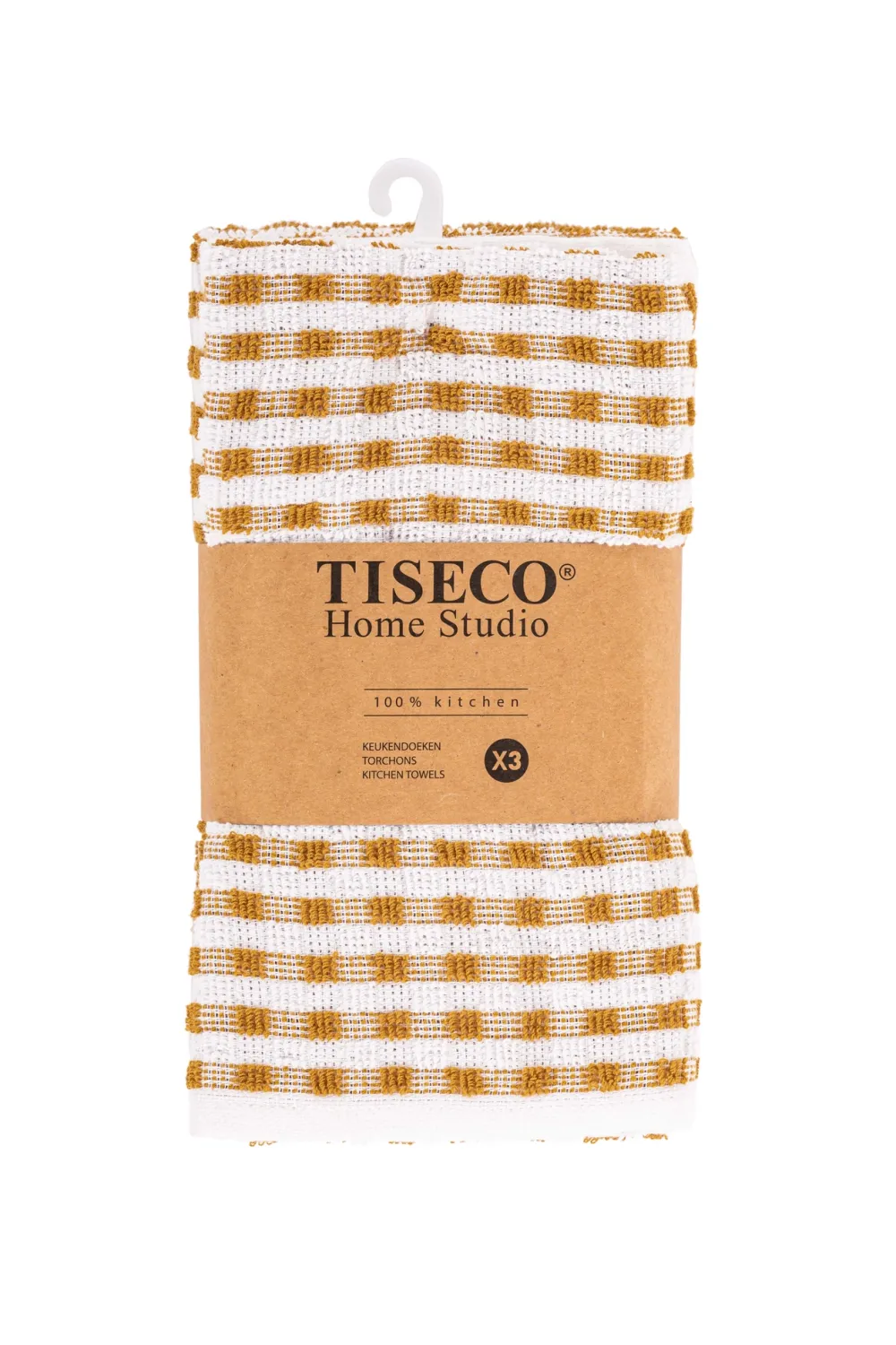 Tiseco Keukendoek Home Studio Oman Camel (Set van 3) - 50 x 70 cm New
