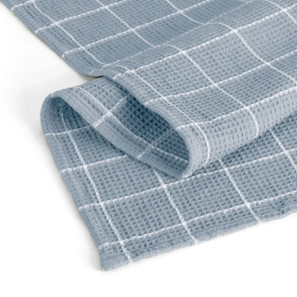 Keukendoek Walra Dry with Cubes Jeans Blauw (50 x 70 cm)