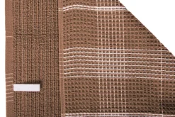 Keukendoek Ziczac Culinary Duo Waffle Brown (Set van 3) - 50 x 76 cm