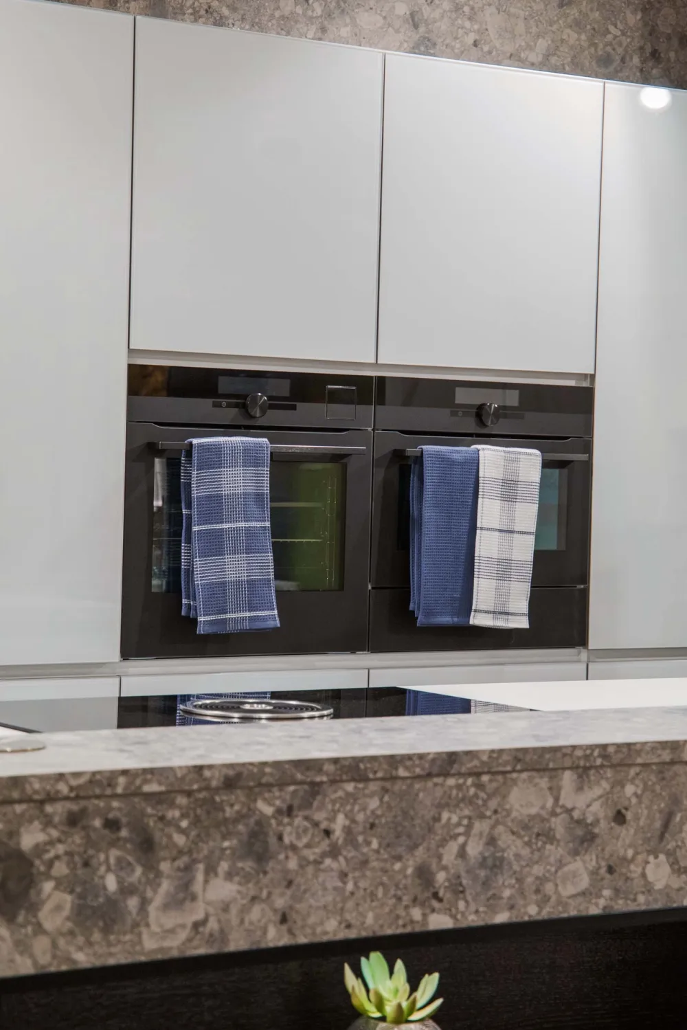 ZicZac Keukendoek Culinary Duo Waffle Washed Indigo (Set van 3) - 50 x 76 cm Sale