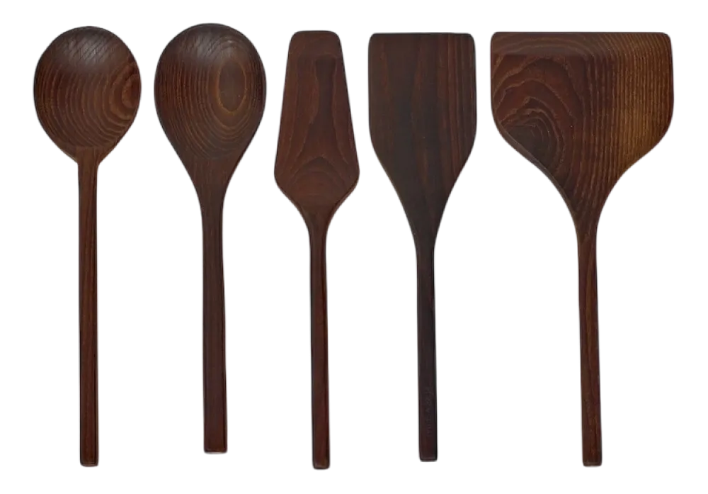 Serax Keukengerei Set Pure Kitchen & Table By Pascale Naessens Dark Brown (5-delig) Discount