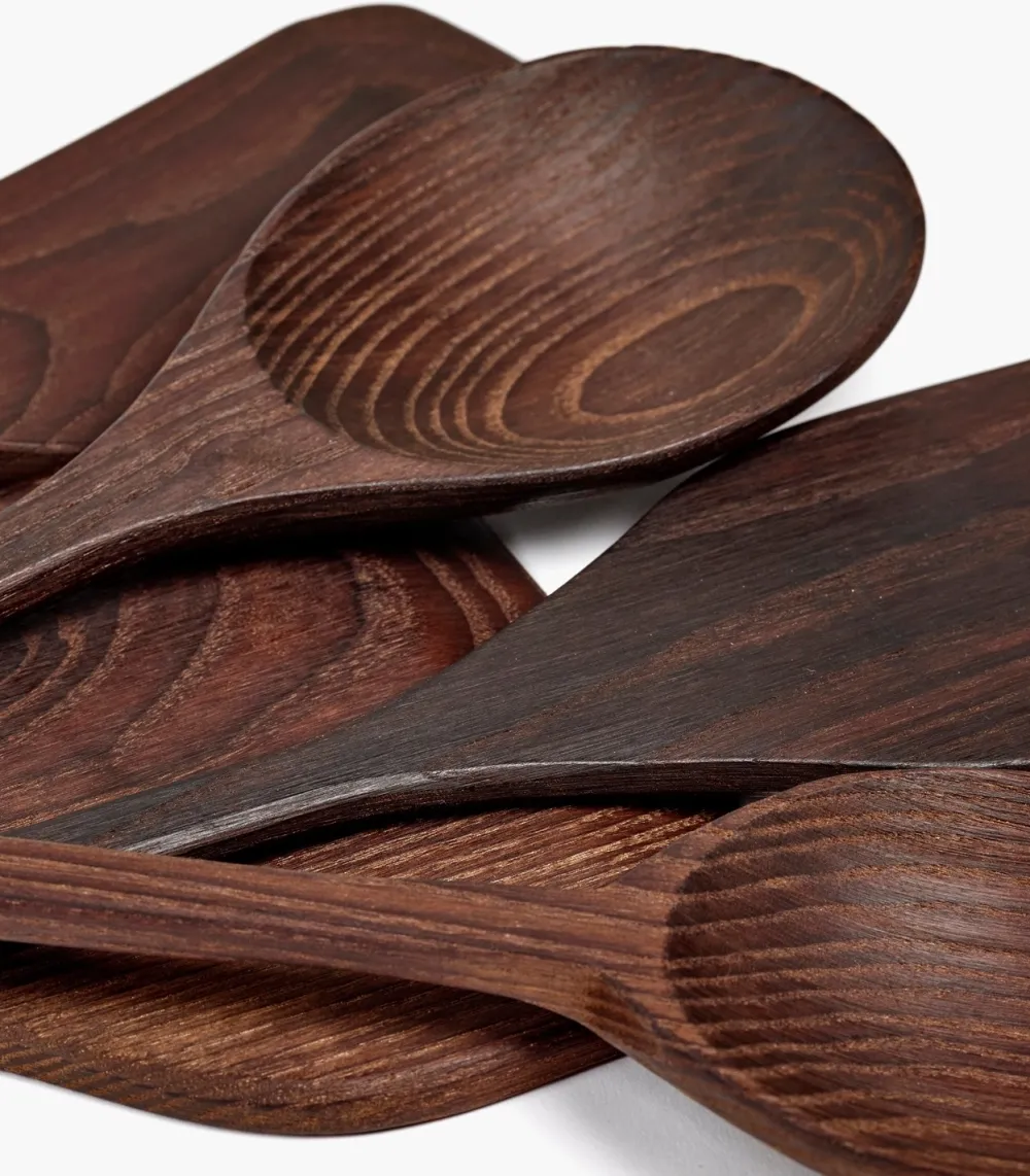 Serax Keukengerei Set Pure Kitchen & Table By Pascale Naessens Dark Brown (5-delig) Discount
