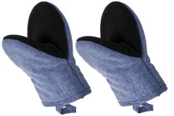 Keukenhandschoen Tiseco Home Studio Stella Dark Blue (Set van 2)