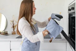 Keukenhandschoen Tiseco Home Studio Hercules Blue (Set van 2)