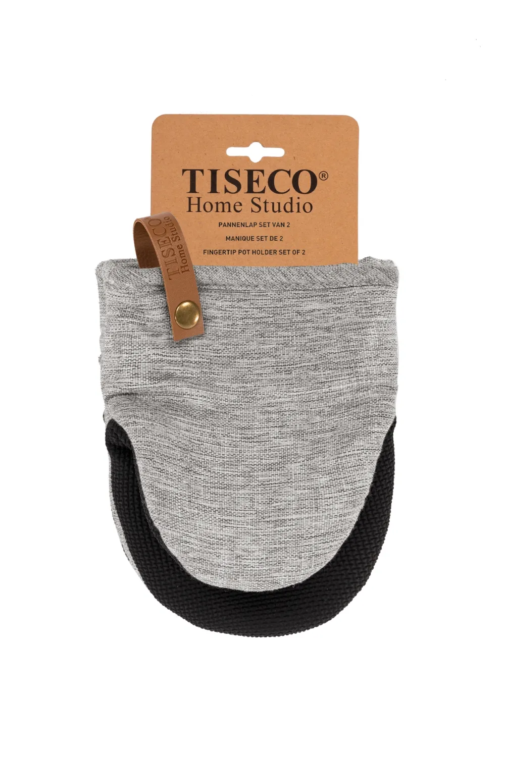 Tiseco Keukenhandschoen Home Studio Hercules Taupe (Set van 2) Discount