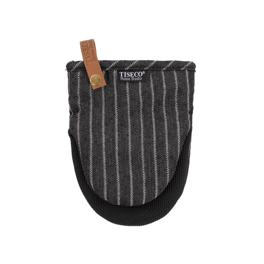 Tiseco Keukenhandschoen Home Studio Sherlock Stripe Black (Set van 2) Best