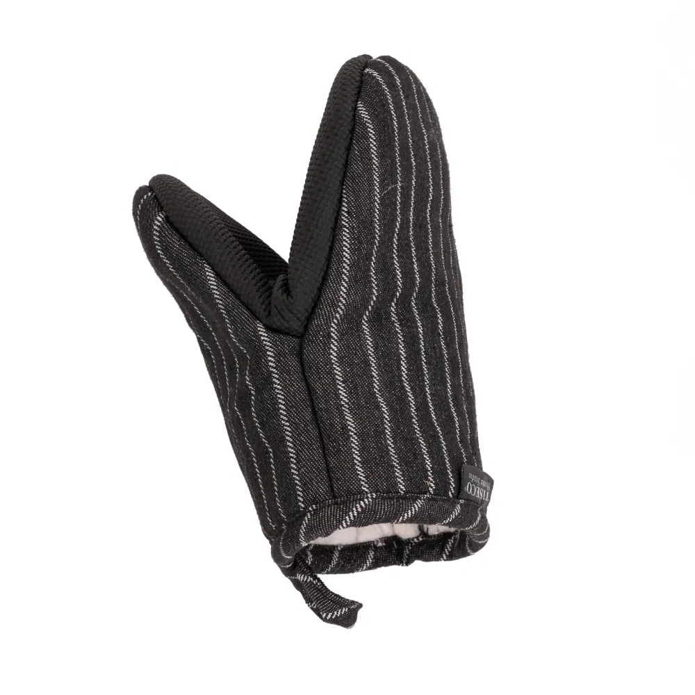 Tiseco Keukenhandschoen Home Studio Sherlock Stripe Black (Set van 2) Best