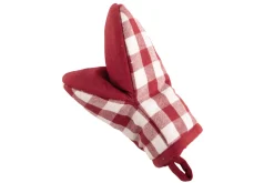 Tiseco Keukenhandschoen Home Studio Gingham Red (Set van 2) Discount