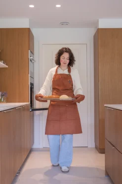Tiseco Keukenhandschoen Home Studio Velmar Cognac (Set van 2)