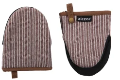 ZicZac Keukenhandschoen Venton Dark Taupe (Set van 2) Hot