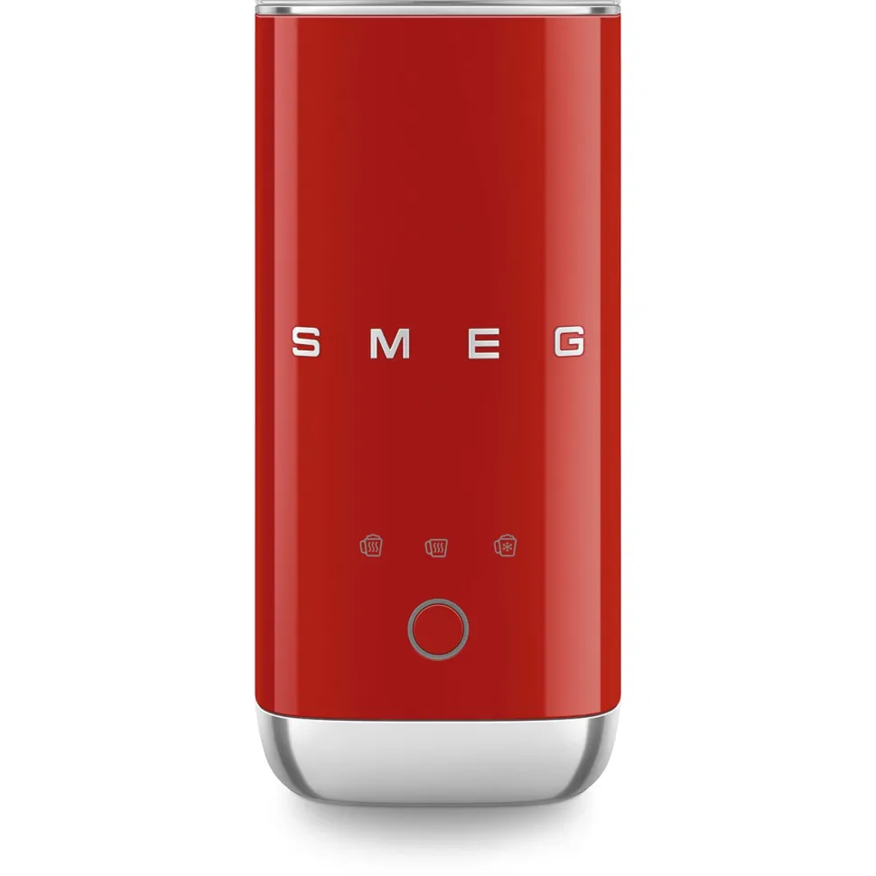Keukenmachine Set Smeg Filterkoffiemachine DCF02 + Melkopschuimer MFF02 Rood