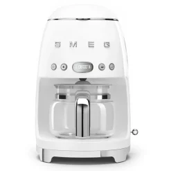 Keukenmachine Set Smeg Filterkoffiemachine DCF02 + Melkopschuimer MFF02 Wit