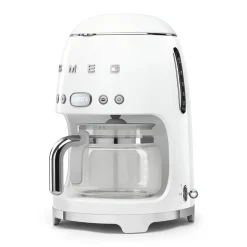 Keukenmachine Set Smeg Filterkoffiemachine DCF02 + Melkopschuimer MFF02 Wit