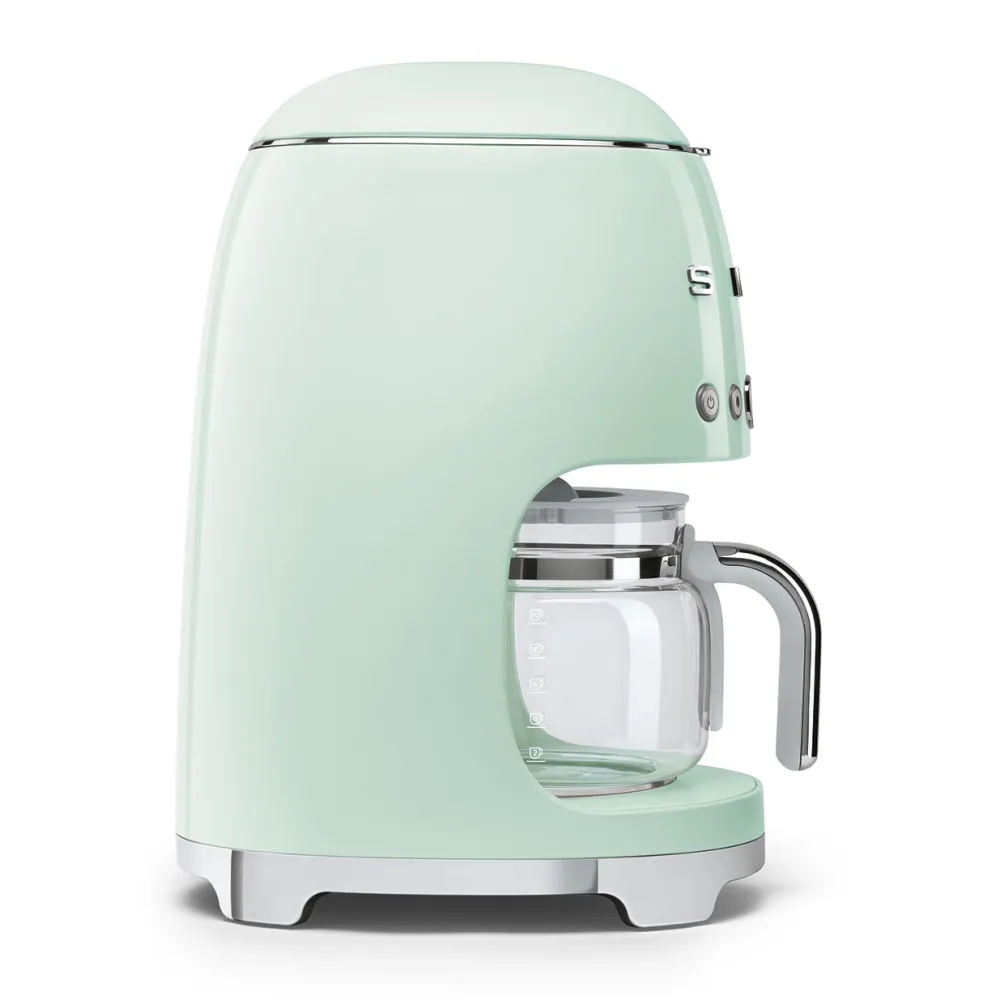 Smeg Keukenmachine Set Filterkoffiemachine DCF02 + Melkopschuimer MFF02 Watergroen Outlet