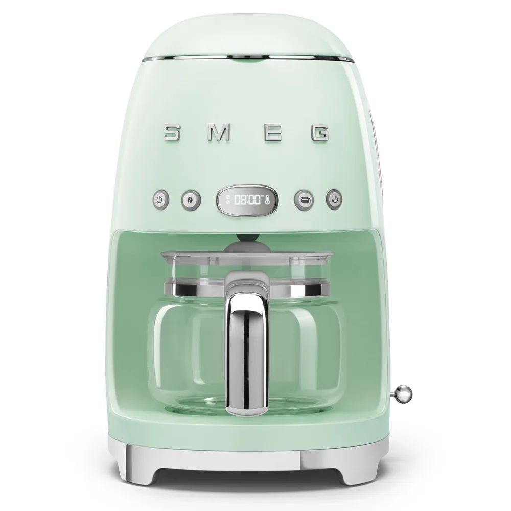 Smeg Keukenmachine Set Filterkoffiemachine DCF02 + Melkopschuimer MFF02 Watergroen Outlet