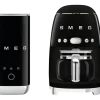 Smeg Keukenmachine Set Filterkoffiemachine DCF02 + Melkopschuimer MFF02 Zwart Online