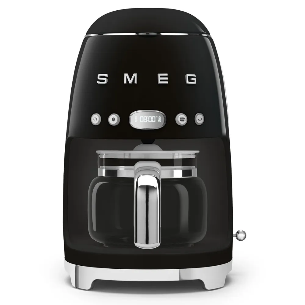Smeg Keukenmachine Set Filterkoffiemachine DCF02 + Melkopschuimer MFF02 Zwart Online