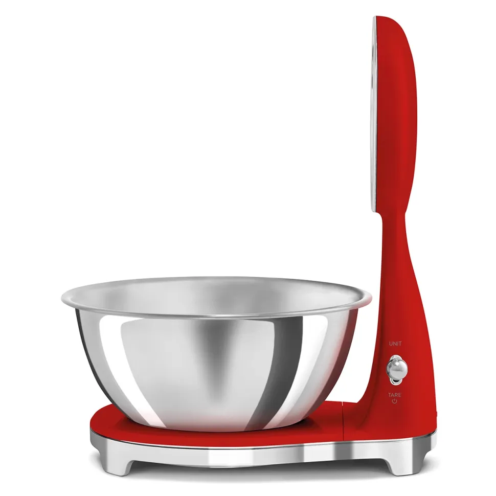 Keukenmachine Set Smeg Keukenmachine SMF05 + Weegschaal KSF01 Rood