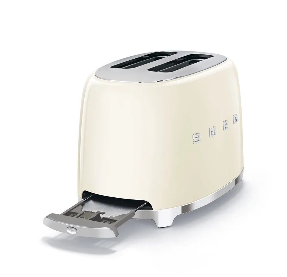 Smeg Keukenmachine Set Waterkoker KLF05 + Broodrooster TSF01 Creme New