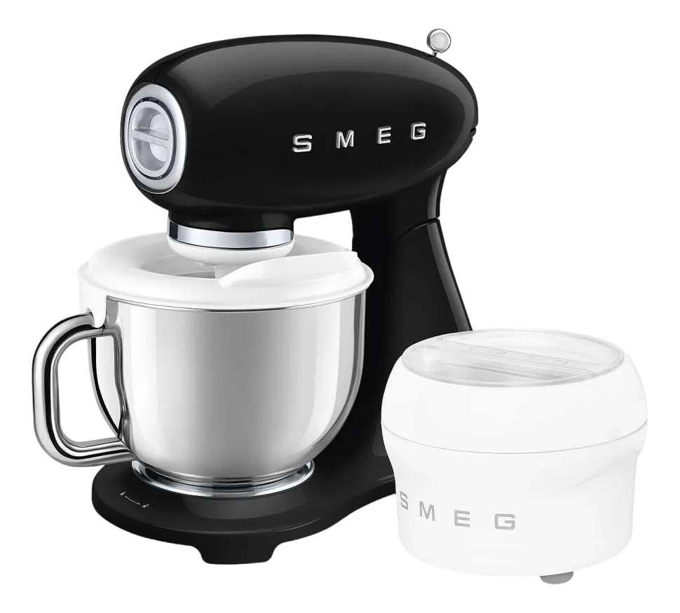 Keukenmachine Smeg SMF05BLEU 50's Style Zwart