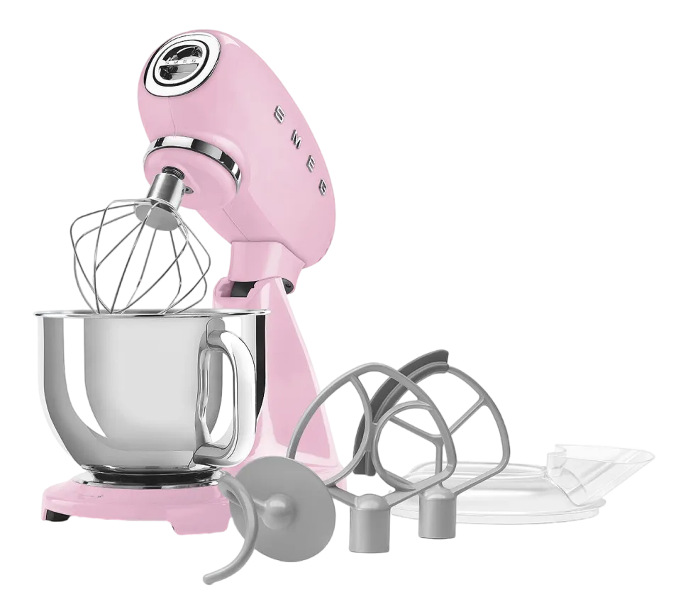 Keukenmachine Smeg SMF05PKEU 50's Style Roze