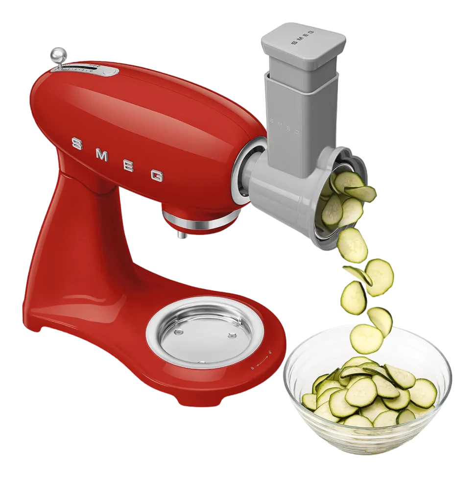 Keukenmachine Smeg SMF05RDEU 50's Style Rood