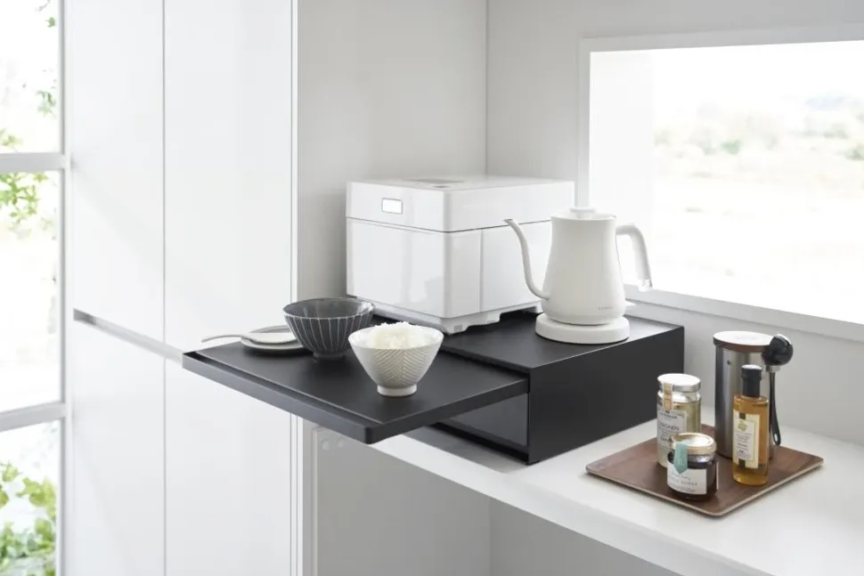 Keukenplateau en Lade Yamazaki Tower Black Black