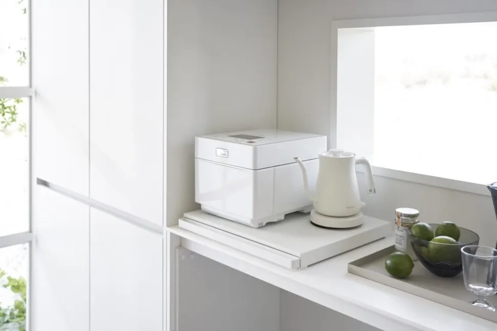 Keukenplateau en Lade Yamazaki Tower White White
