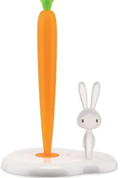 Keukenrolhouder Alessi Bunny & Carrot White 34 cm